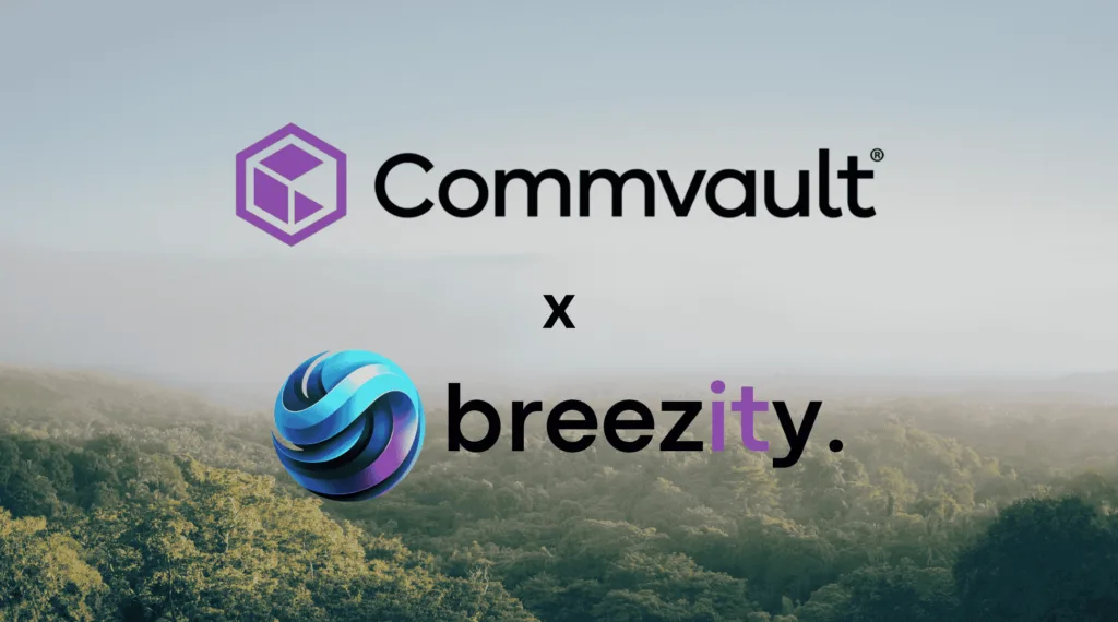 Commvault partnerskap Breezity